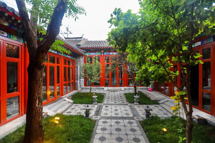 东城雍和宫旁 | 550㎡一进院落，适合商务洽谈